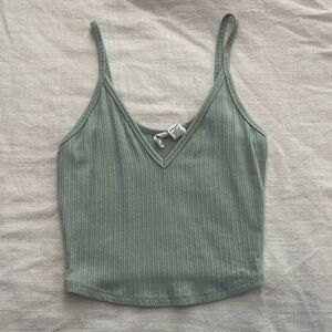 Tilly’s sage green tank